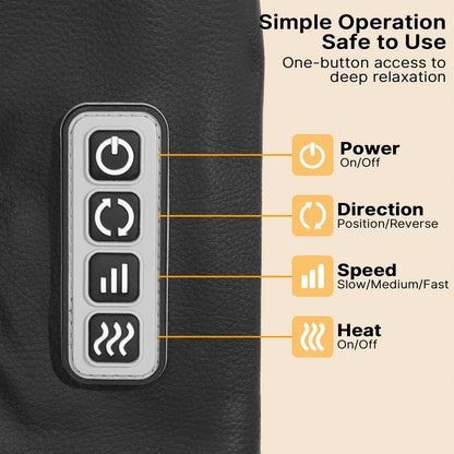 Nolyria Heated Shiatsu Back and Neck Massager